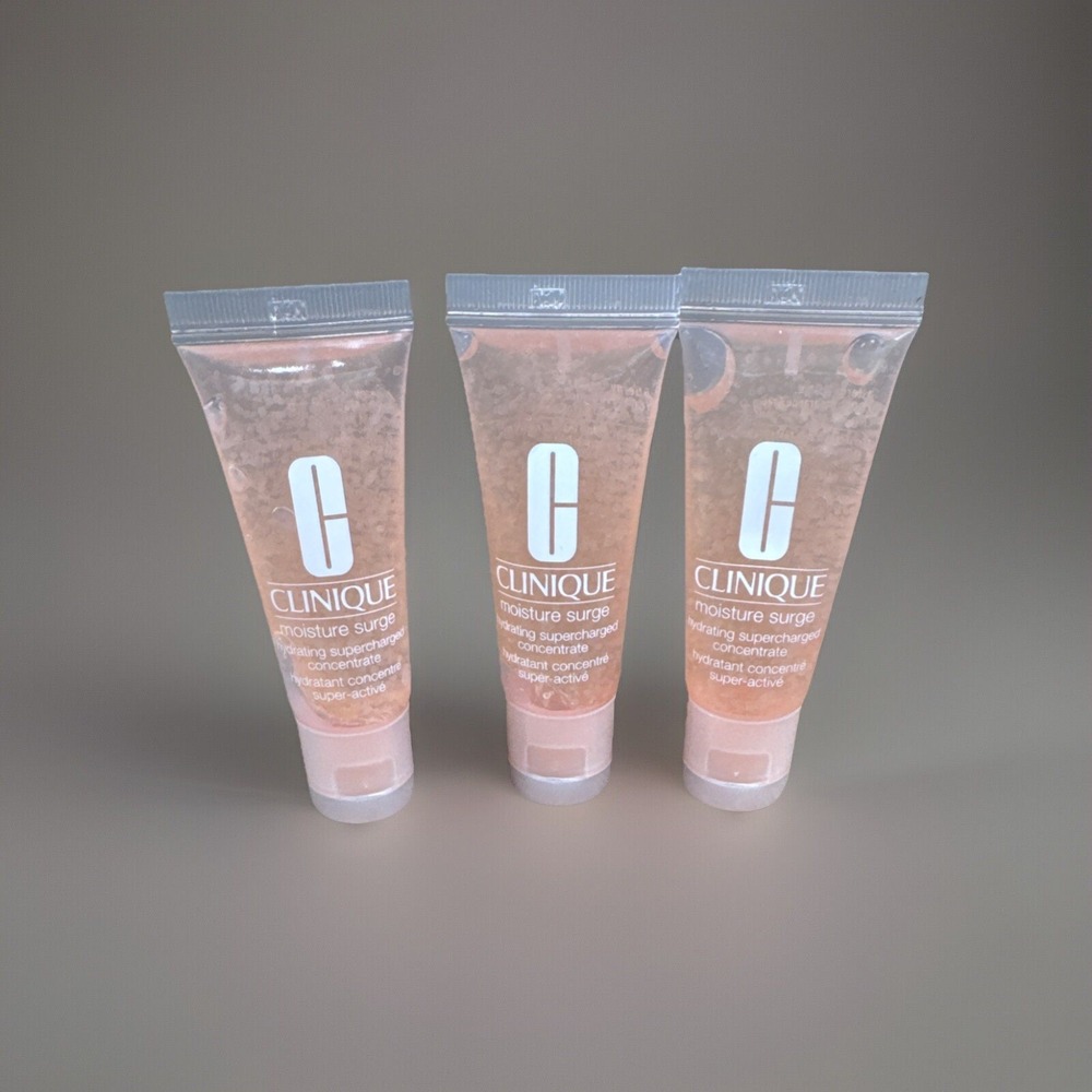 Clinique Moisture Surge Hydrating Supercharged Concentrate 0.5oz Ea (3 )